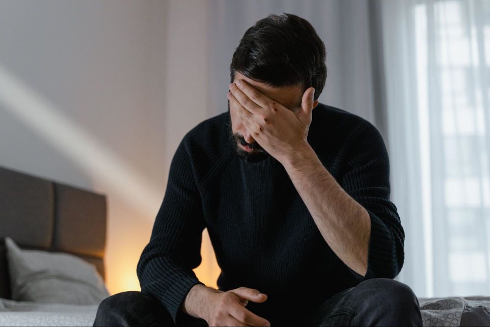 Person experiencing codeine addiction