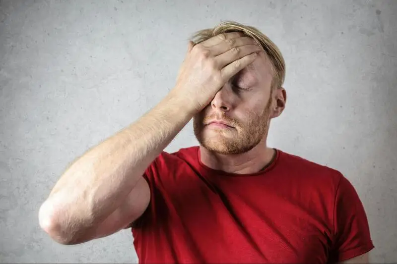 Worried man