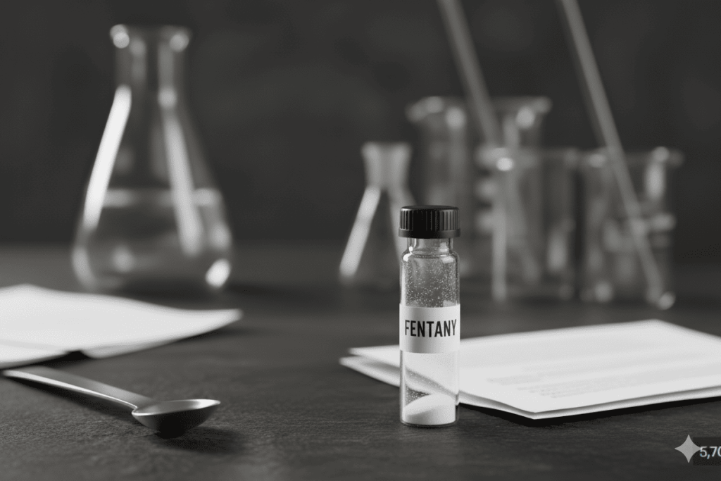 Fentanyl- an opioid developed for legitimate medical purposes