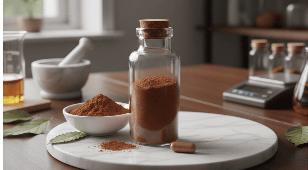 7-hydroxymitragynine - One of the active alkaloid compounds found naturally in kratom leaves