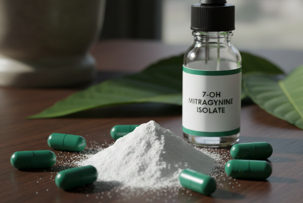 7-hydroxymitragynine, commonly called 7-OH